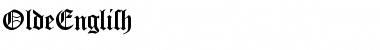 Download OldeEnglish Regular Font Title Preview