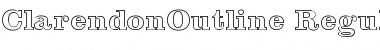 Download ClarendonOutline Regular Font Title Preview