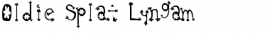Download Oldie Splat Oldie Font Title Preview