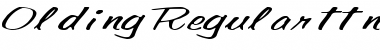 Download Olding Regular Font Title Preview