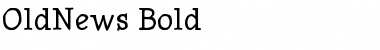 Download OldNews Bold Font Title Preview