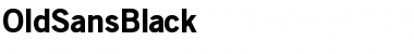 Download OldSansBlack Regular Font Title Preview