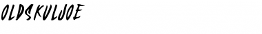 Download OLDSKULJOE Regular Font Title Preview