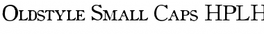 Download Oldstyle Small Caps HPLHS Font Title Preview