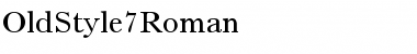Download OldStyle7Roman Roman Font Title Preview
