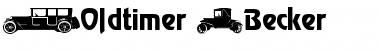 Download Oldtimer Becker Normal Font Title Preview