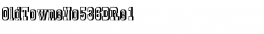 Download OldTowneNo536DRe1 Regular Font Title Preview
