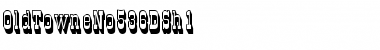 Download OldTowneNo536DSh1 Regular Font Title Preview