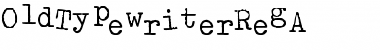 Download OldTypewriterRegA Regular Font Title Preview