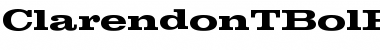 Download ClarendonTBolExp Regular Font Title Preview