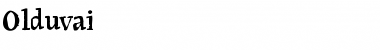 Download Olduvai Regular Font Title Preview