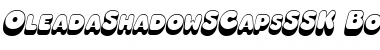 Download OleadaShadowSCapsSSK BoldItalic Font Title Preview
