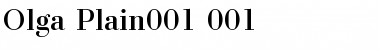 Download Olga Plain Font Title Preview