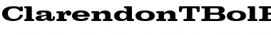 Download ClarendonTBolExpRo1 Regular Font Title Preview