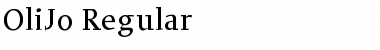 Download OliJo Regular Font Title Preview