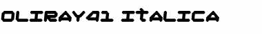 Download Oliray41 Italica Font Title Preview