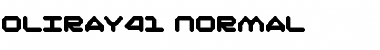 Download Oliray41 Normal Font Title Preview