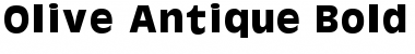 Download Olive Antique Bold Font Title Preview
