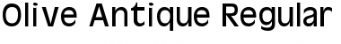 Download Olive Antique Regular Font Title Preview