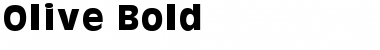 Download Olive Bold Font Title Preview