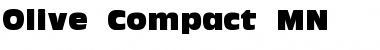 Download Olive Compact MN Regular Font Title Preview