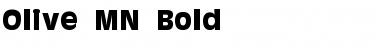 Download Olive MN Bold Bold Font Title Preview