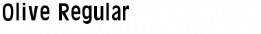 Download Olive Regular Font Title Preview
