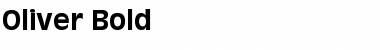 Download Oliver Bold Font Title Preview