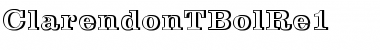 Download ClarendonTBolRe1 Regular Font Title Preview