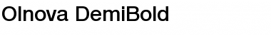 Download Olnova-DemiBold Regular Font Title Preview
