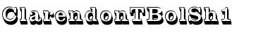Download ClarendonTBolSh1 Regular Font Title Preview