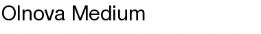 Download Olnova-Medium Regular Font Title Preview