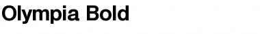 Download Olympia-Bold Regular Font Title Preview