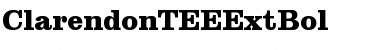 Download ClarendonTEEExtBol Regular Font Title Preview