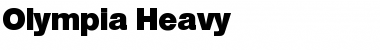 Download Olympia-Heavy Regular Font Title Preview
