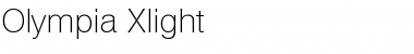 Download Olympia-Xlight Regular Font Title Preview