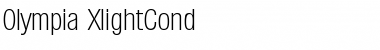 Download Olympia-XlightCond Regular Font Title Preview