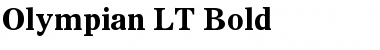 Download Olympian LT Bold Font Title Preview