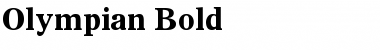 Download Olympian Bold Font Title Preview
