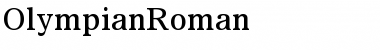 Download OlympianRoman Roman Font Title Preview