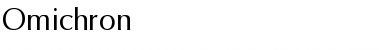 Download Omichron Regular Font Title Preview