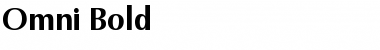Download Omni Bold Font Title Preview