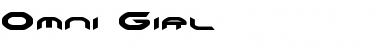 Download Omni Girl Regular Font Title Preview