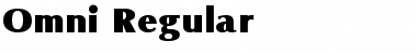 Download Omni Regular Font Title Preview