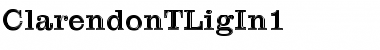 Download ClarendonTLigIn1 Regular Font Title Preview