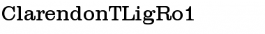 Download ClarendonTLigRo1 Regular Font Title Preview