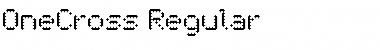 Download OneCross Regular Font Title Preview