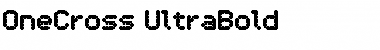 Download OneCross UltraBold Font Title Preview