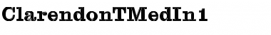 Download ClarendonTMedIn1 Regular Font Title Preview