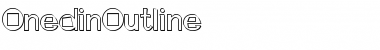 Download OnedinOutline Regular Font Title Preview